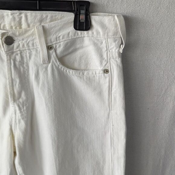 Vintage Levi's 501XX White Denim Jeans Size 26/30 - Picture 4 of 8